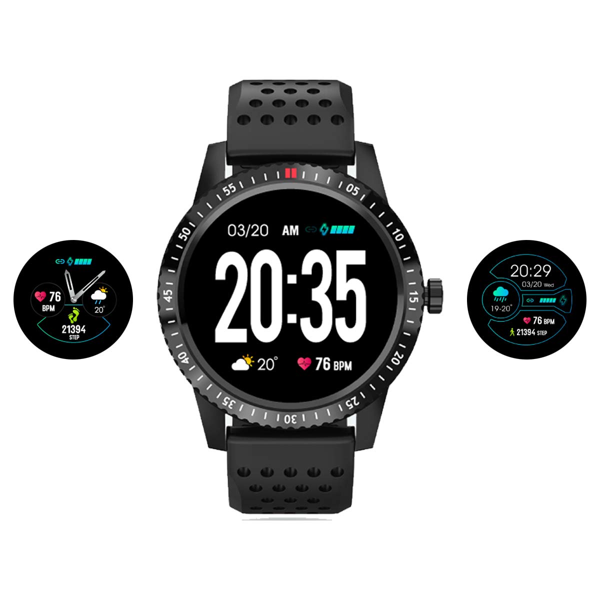 oraimo Tempo-W Waterproof Smart Watch with Real-Time Notification